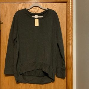 NWT f21 gray crew neck sweater size 3x